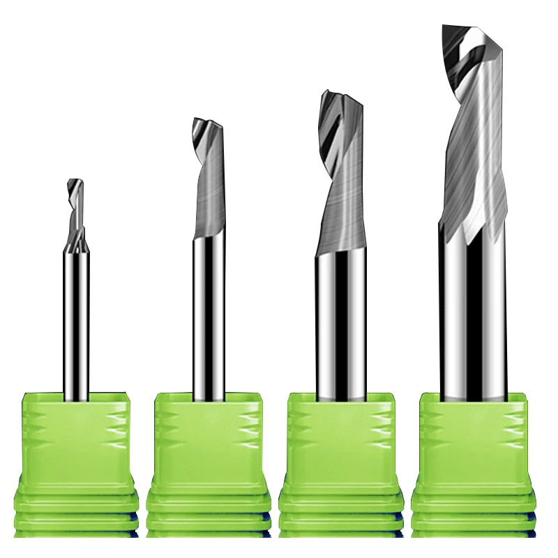 

Фреза алюминиевая с одним лезвием для гравировального станка, 50 шт./лот, 3,175 мм