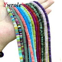 Ювелирные бусины YWROLE из нефрита, аметиста, халцедона 2x6 мм