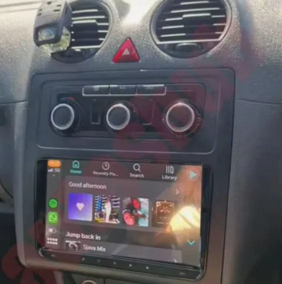 Фото 9-дюймовая автомобильная стереосистема Android 15 8+128 ГБ для VW Caddy 2005-2015 с GPS-навигацией, CarPlay, Bluetooth и камерой AHD №1