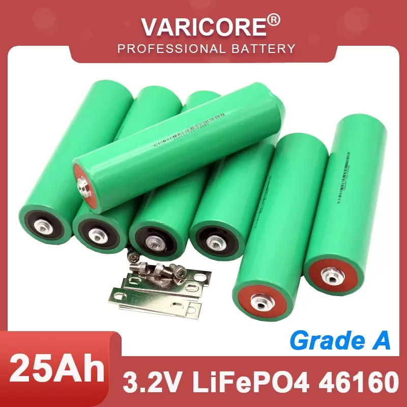 

2023New 3.2V 25Ah battery pack LiFePO4 phosphate Grade A cell for 4S 12V 24V Motorcycle Car motor batteries modification US/EU T