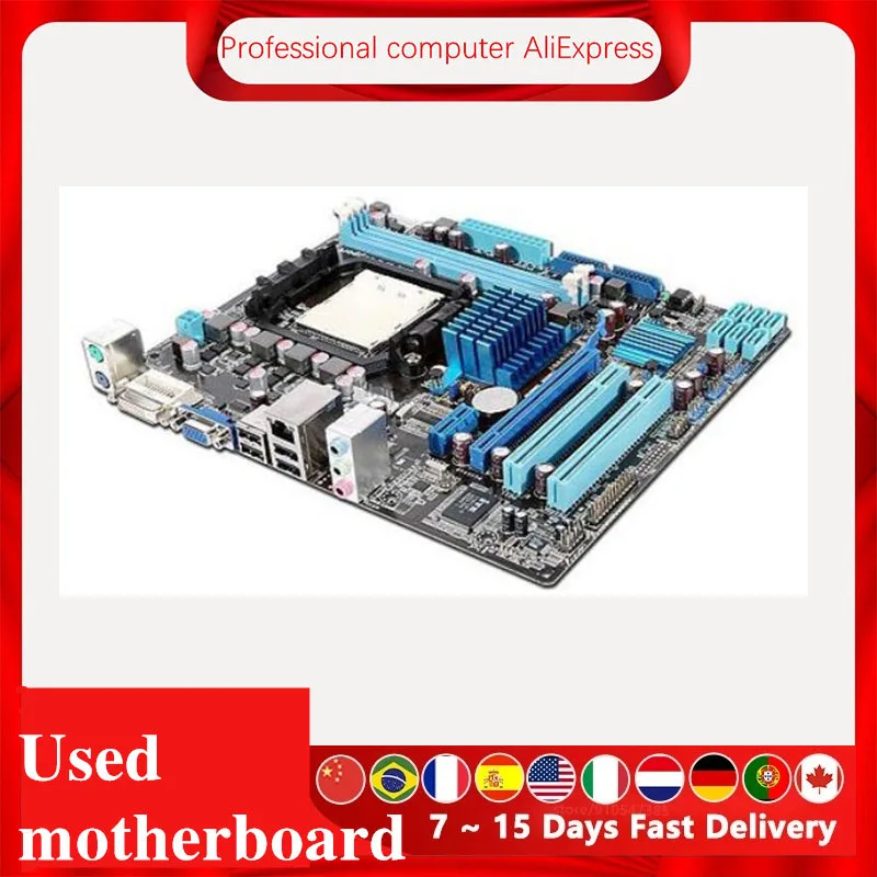 Материнская плата для Asus настольного ПК AM3 DDR3 760G 760L