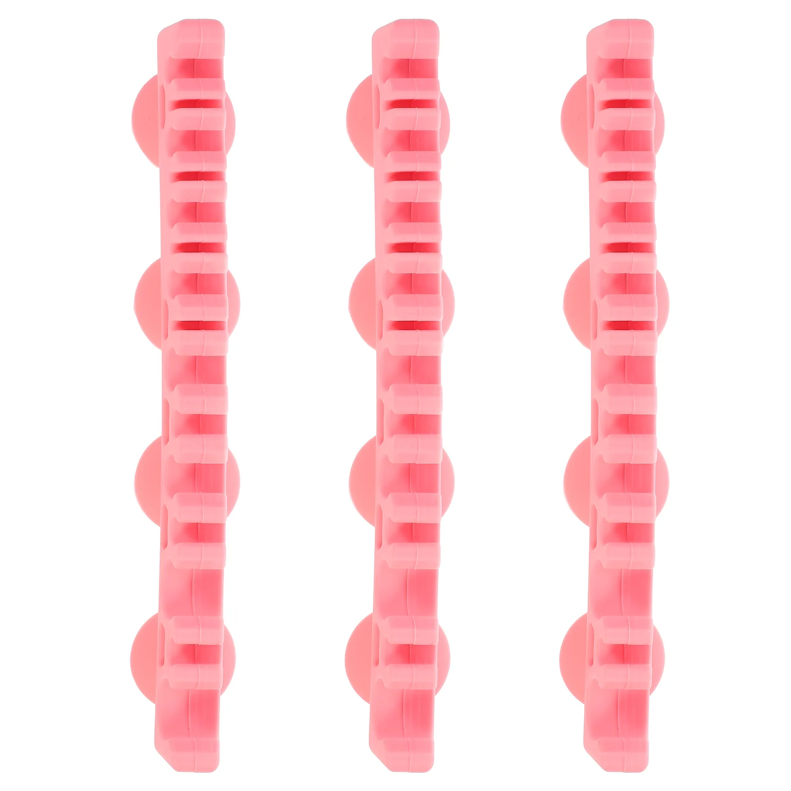 

3Pcs Makeup Brush Drying Holder Silicone Cosmetic Brush Drying Rack with Suction