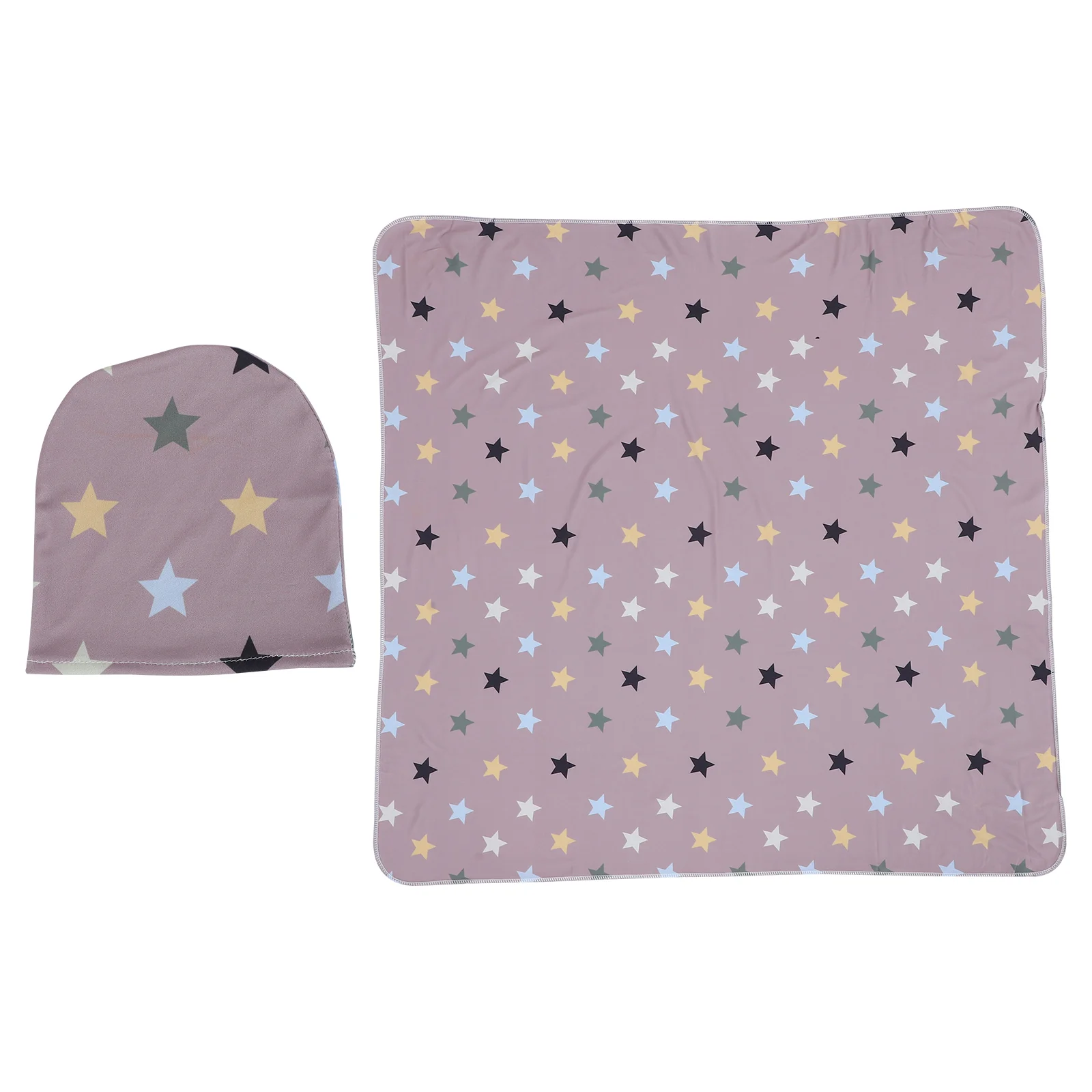 

1 Set Infant Cotton Swaddle Blanket and Hat Baby Photography Blanket Props