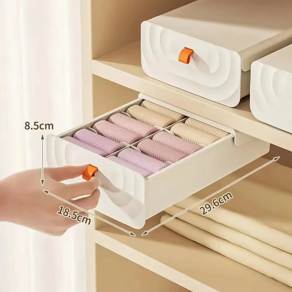 Стильный Пластиковый Ящик-органайзер Для Нижнего Белья И Носков — Съемная
