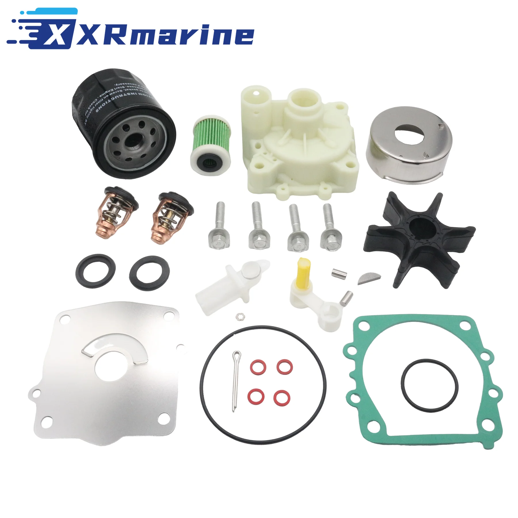 Фото Комплект для обслуживания подвесных моторов 61A-W0078, совместимый с Yamaha Marine P150 V150 P175 V175 P200 VX200 L/S/VX225 250 л.с., заменяет 65L-W0078 №1