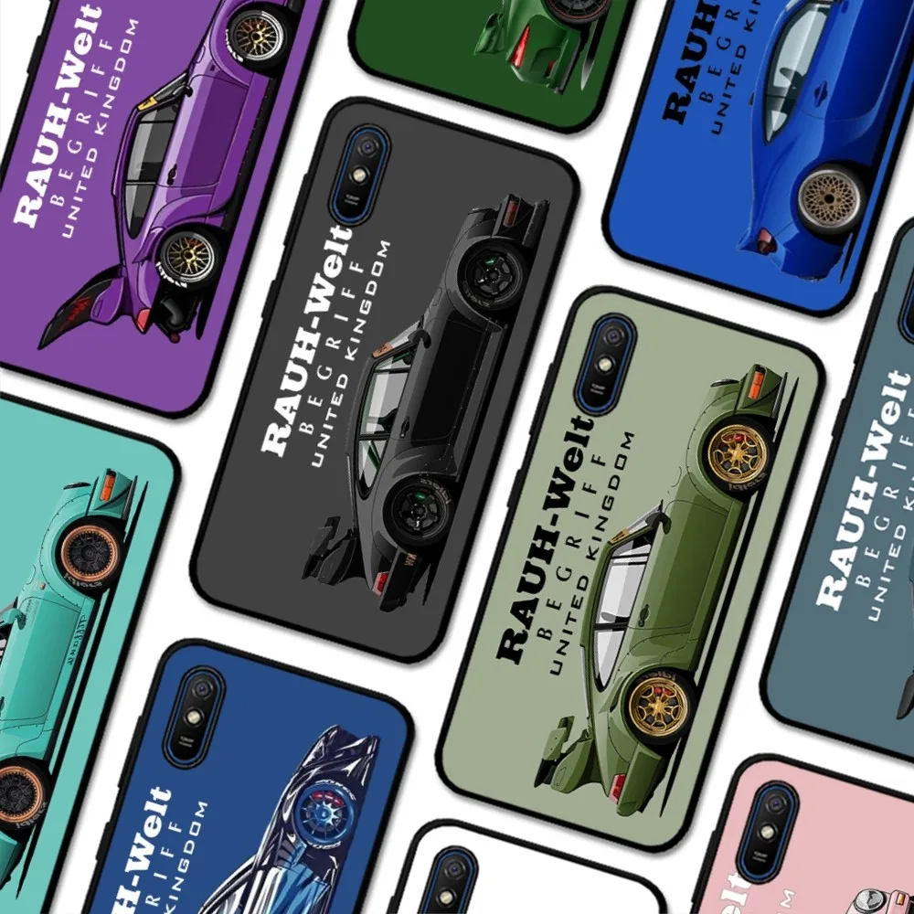 Японский спортивный автомобиль Jdm RWB 911 964 окрашенная фотосессия для Redmi 5 6 7 8 9 10 Plus Pro 6 7 8 9 A GO K20 K30 K40 Pro Plus F3 Fundas