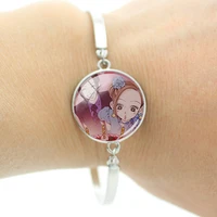 animation nana manga bracelets cabochon dome bangles cartoon anime image personality bracelets gifts jewelry new fashion fhw478