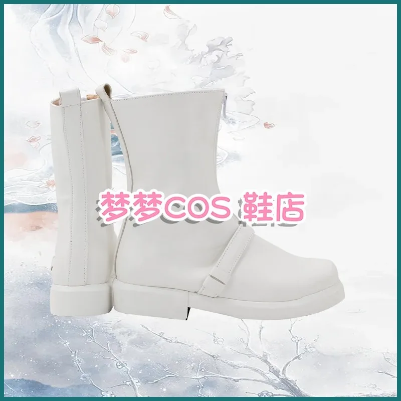 Обувь для косплея Miku Len Rin белые ботинки ручной работы из искусственной кожи