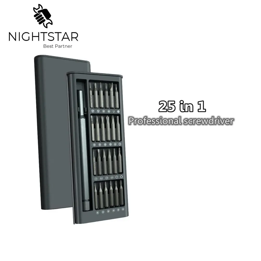 Best 25 في 1 CR V مفك مجموعة المغناطيسي فيليبس توركس عرافة برغي دقيق بت للإزالة إصلاح المنزلية أدوات يدوية للهاتف