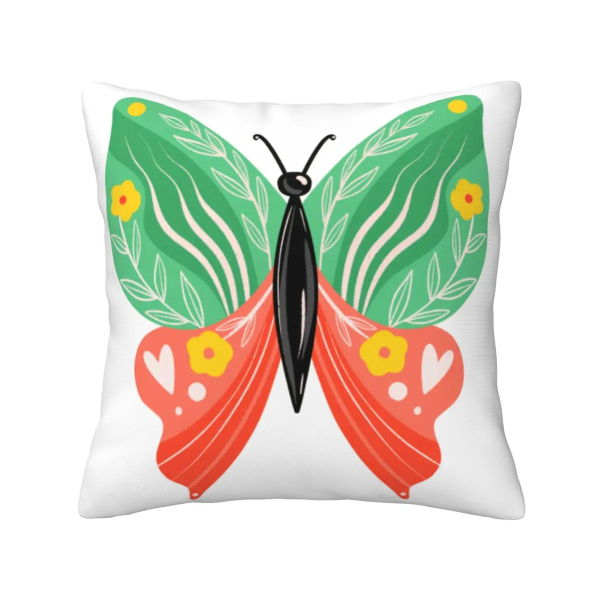 

Наволочка-бабочка дакимакура, подушка на заказ, шикарные подушки в стиле бохо, наслаждайтесь расслабляющим диваном с защитой от пиллинга