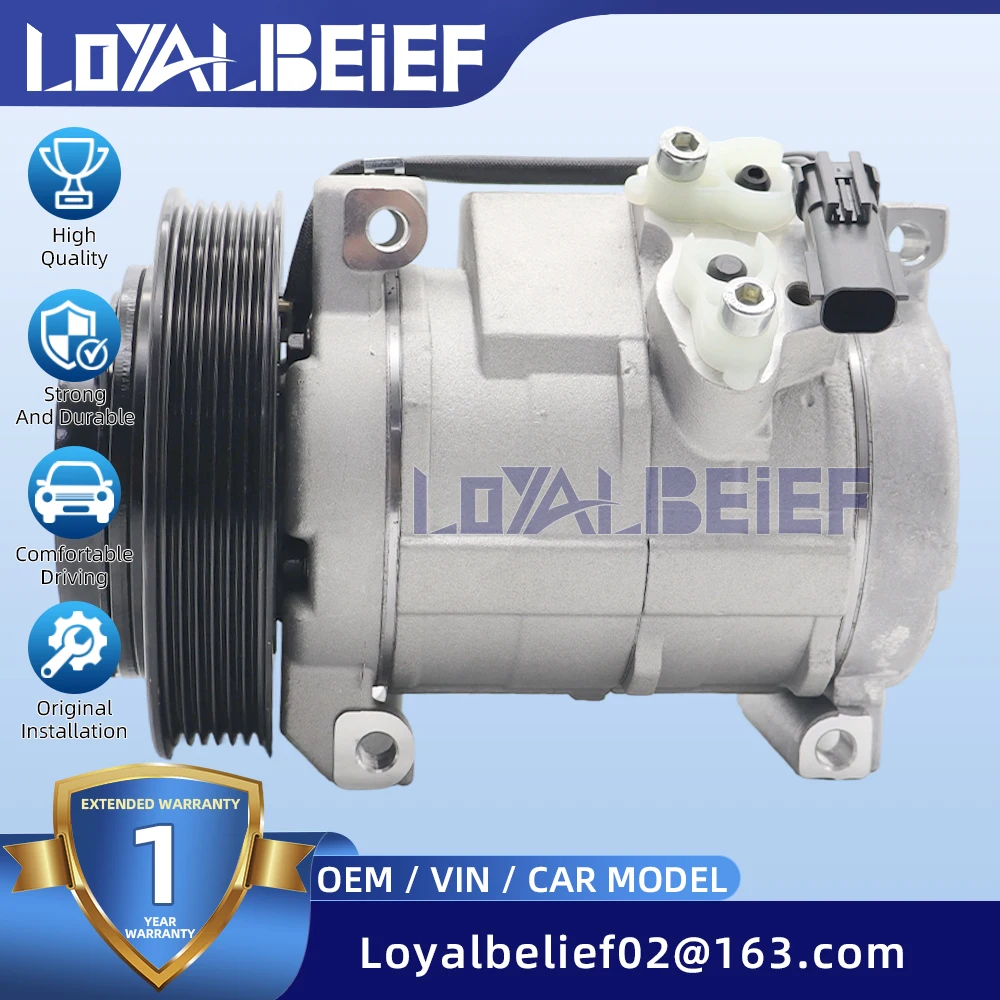 Фото Компрессор кондиционера 10S20C для Dodge Caravan 2001-2007 гг., 2.4L, 5005410AA, 05005410AD, 5005110AA, 5005410AC, 447220-3442, 447220-5315 №2