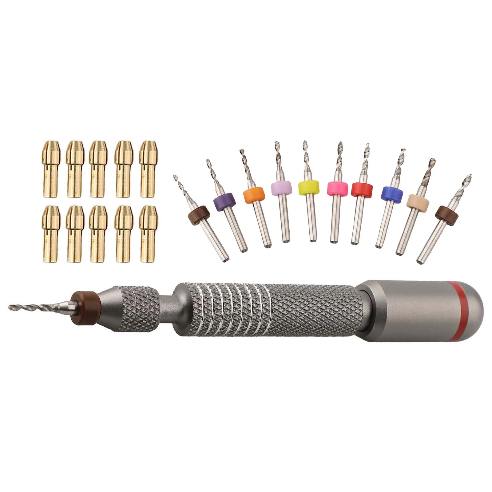 21 шт./компл. мини-набор ручных сверл ручные тиски деревообрабатывающие для модели