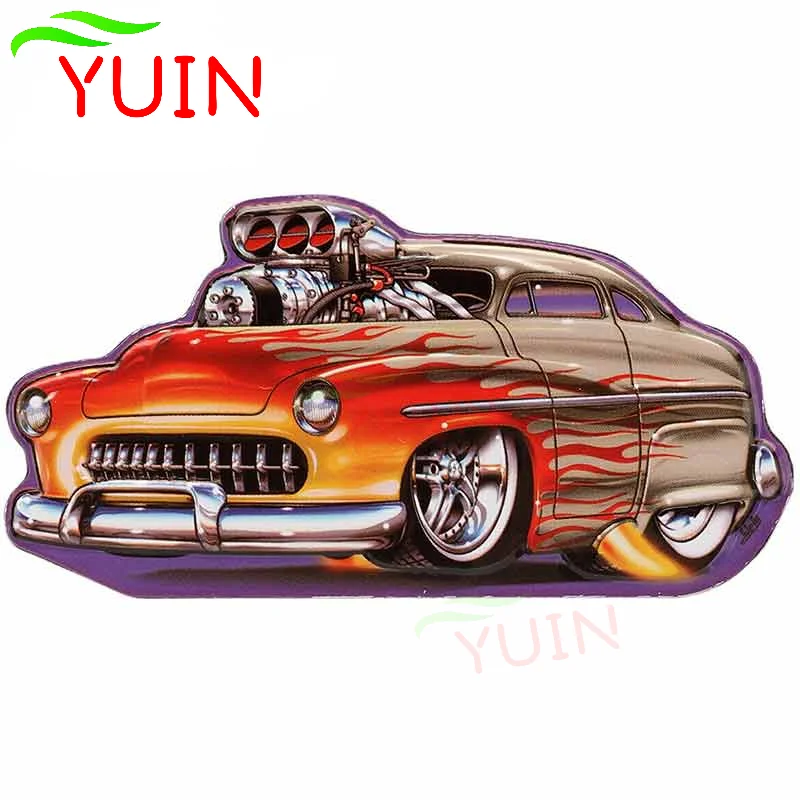 

YUIN Cool Cars Graphics Creative Car Sticker Personality PVC Body Bumper Decoration Accessories Waterproof Anti-UV Decal 13*7cm