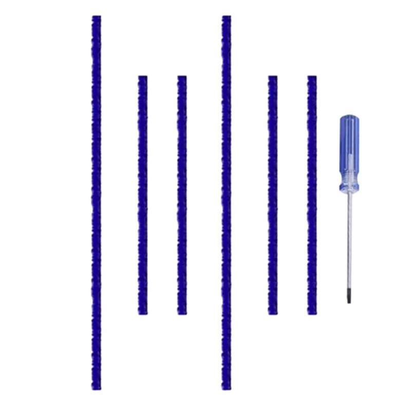 

7Pcs Soft Plush Strips For Dyson V6 V7 V8 V10 V11 Vacuum Cleaner Soft Roller Head With Screwdriver Replacement Part