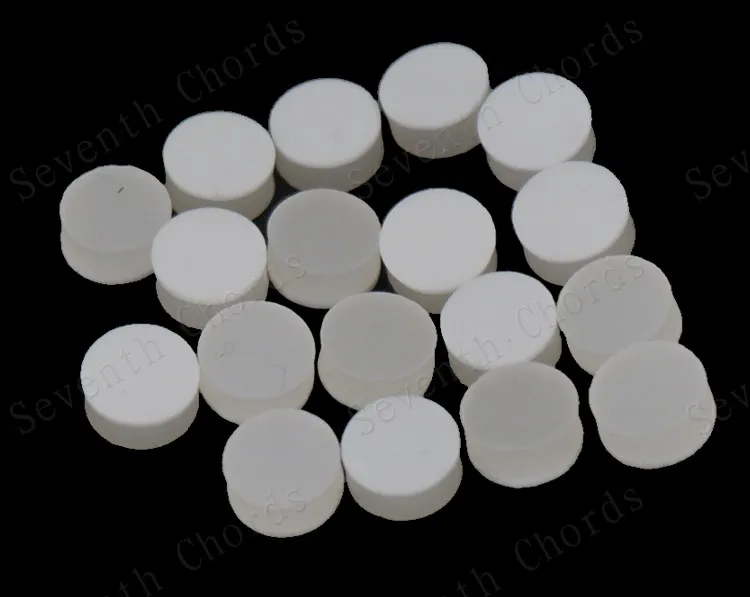 100 шт. белые гитарные точки Белый перламутровый корпус Фингерборды с