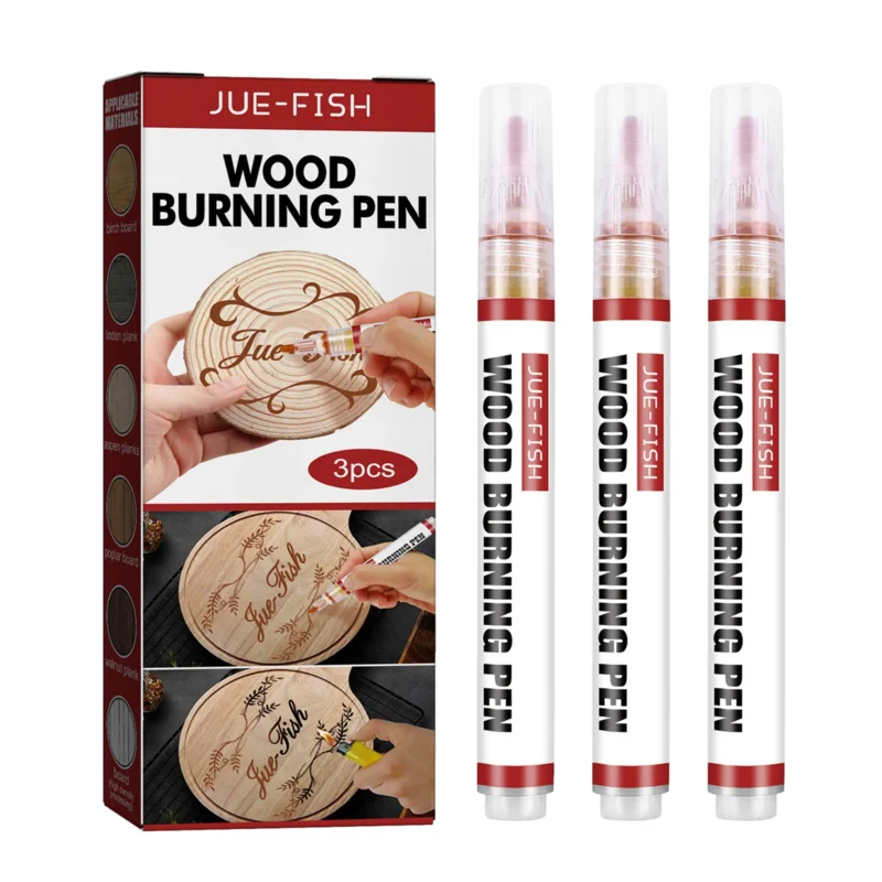 

Wood Scorch Pens Multifunctional Wood Burning Scorch Marker Flexible DIY Crafts Label Marking Pen Soldering Iron Accessories