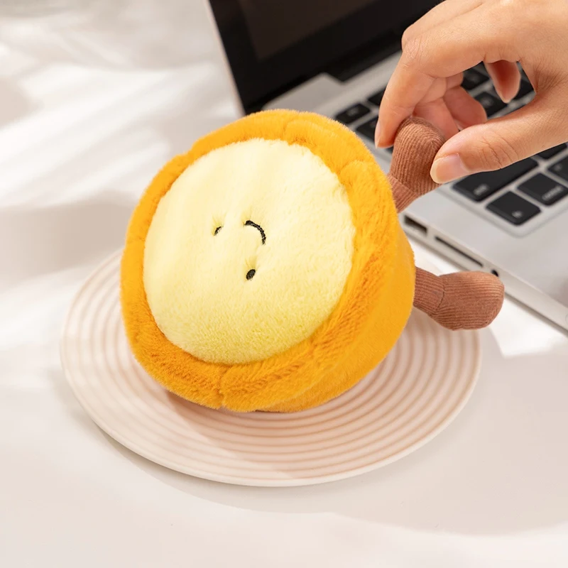 Милая пирожная макарун яйцо пищевая игрушка мягкая Подушка с кремом для закусок