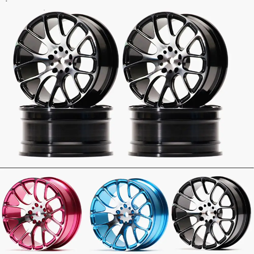 

Запасные части для замены алюминиевого сплава, металлическая ступица обода колеса, обновленные запасные части для 1:10 Tamiya Tt-01 Tt-02 Hsp Hpi Xv-01