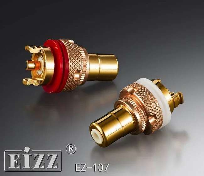 Пара EIZZ EZ-107 фосфор бронзовый позолоченный HIF fever желчный пузырь машина аудио RCA