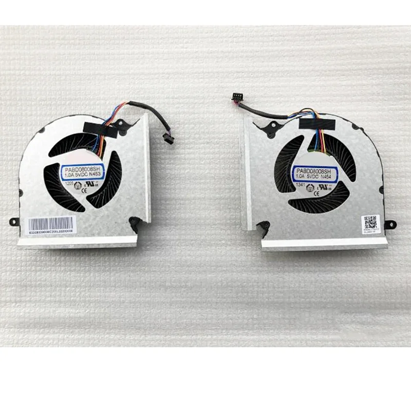 Новый вентилятор охлаждения процессора и графического для MSI GE66 GP66 GL66 MS-1541 MS-1542 N453