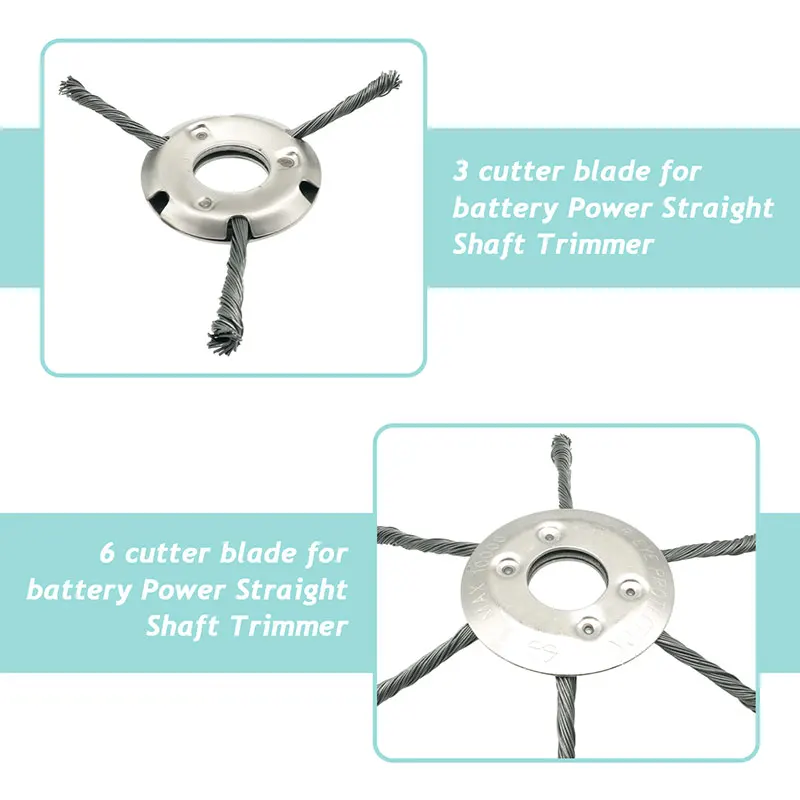 Универсальная Головка LUSQI Для Триммера 6/8/9 Дюймов Щетка Из Стальной Проволоки