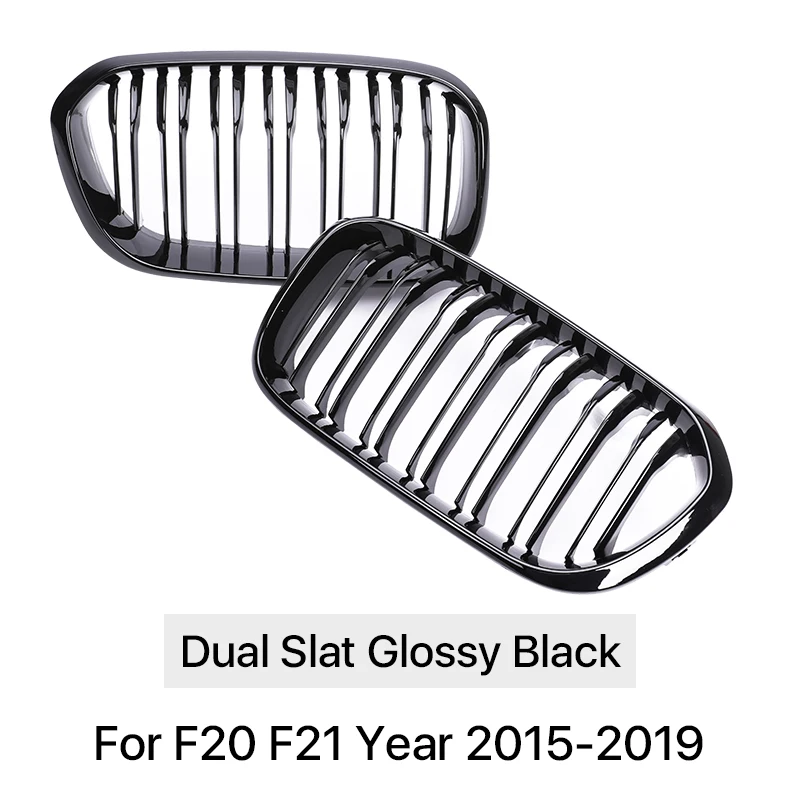 

Передний бампер, гоночная решетка для почек для BMW серии 1, F20 F21 LCI 2015-2019, вставные решетки, глянцевая черная решетка, аксессуары