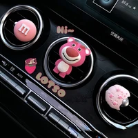 car perfume aromatherapy net red ins car air conditioner air outlet decoration lovely strawberry bear car interior ornaments