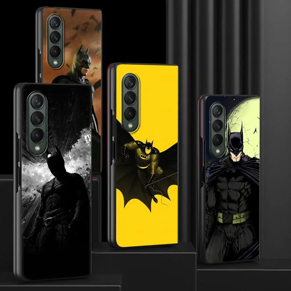 

Batman Case For Samsung Galaxy Z Fold3 Funda Capa Hard PC Mobile Phone Housing Z Fold 3 Luxury Coque Shell