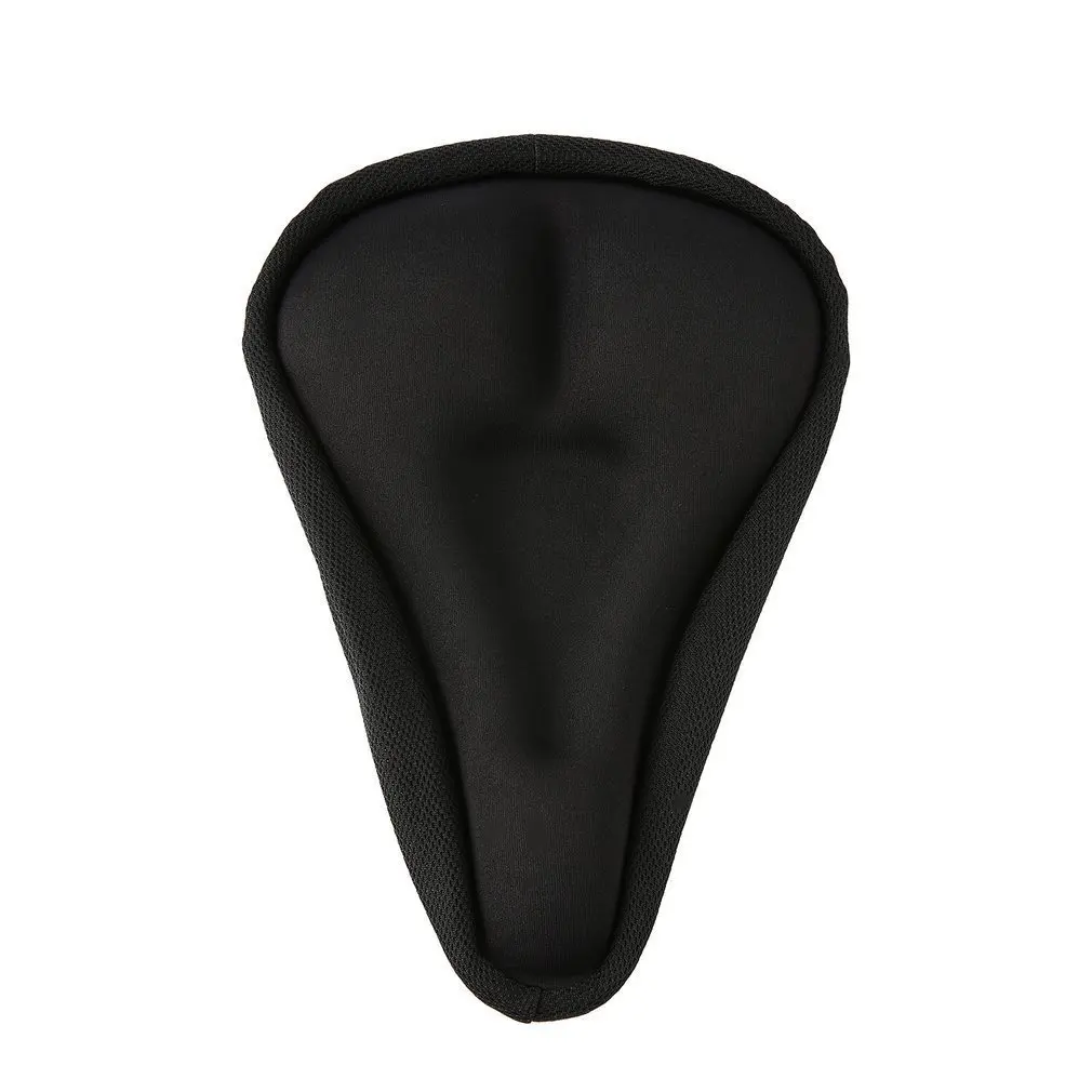 

Black Durable Men 3D Bike Bicycle Cycle Extra Comfort Gel Pad Cushion Cover Front Seat Mat Saddle Seat for Outdoor Sports