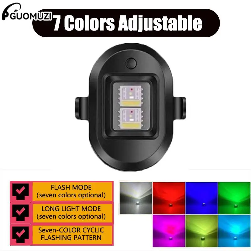 

Задний фонарь для велосипеда с зарядкой от USB, 7 цветов