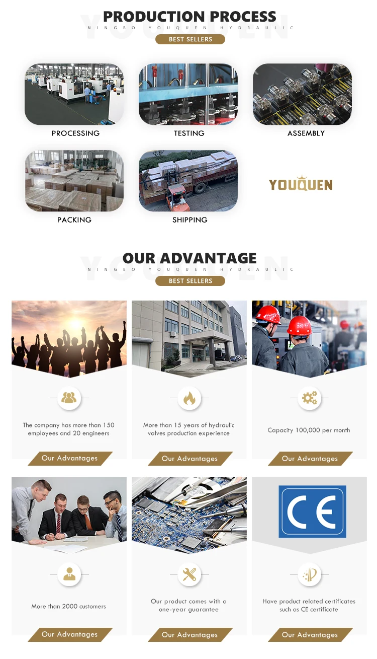 23qdf6 Yuken Type Solenoïde Directionele Regelklep DC 24V AC 220V Китайский гидравлический магнит для