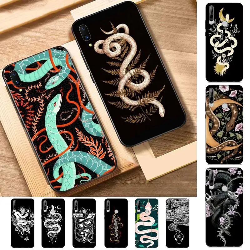 

snake Phone Case for Huawei Y 6 9 7 5 8s prime 2019 2018 enjoy 7 plus