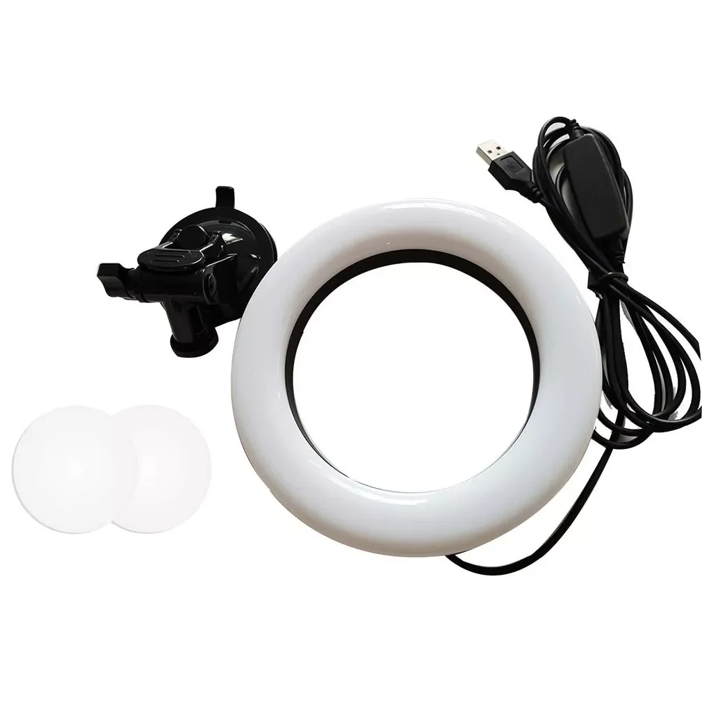 

Wire-controlled Suction Cup Beauty Light Video Conference Fill Light Computer Shooting Live Broadcast Beauty Ring Light