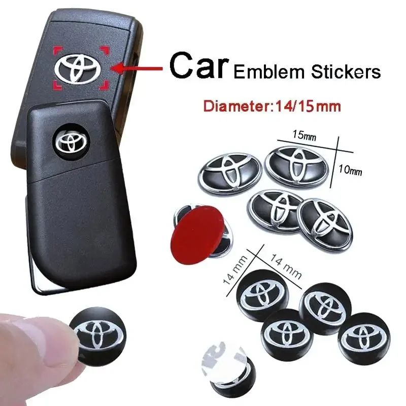 

Автомобильный металлический логотип, эмблема ключа, наклейка, украшение для Toyota Gazoo Racing Corolla Yaris Chr Auris Rav4 Prius Prado Avensis