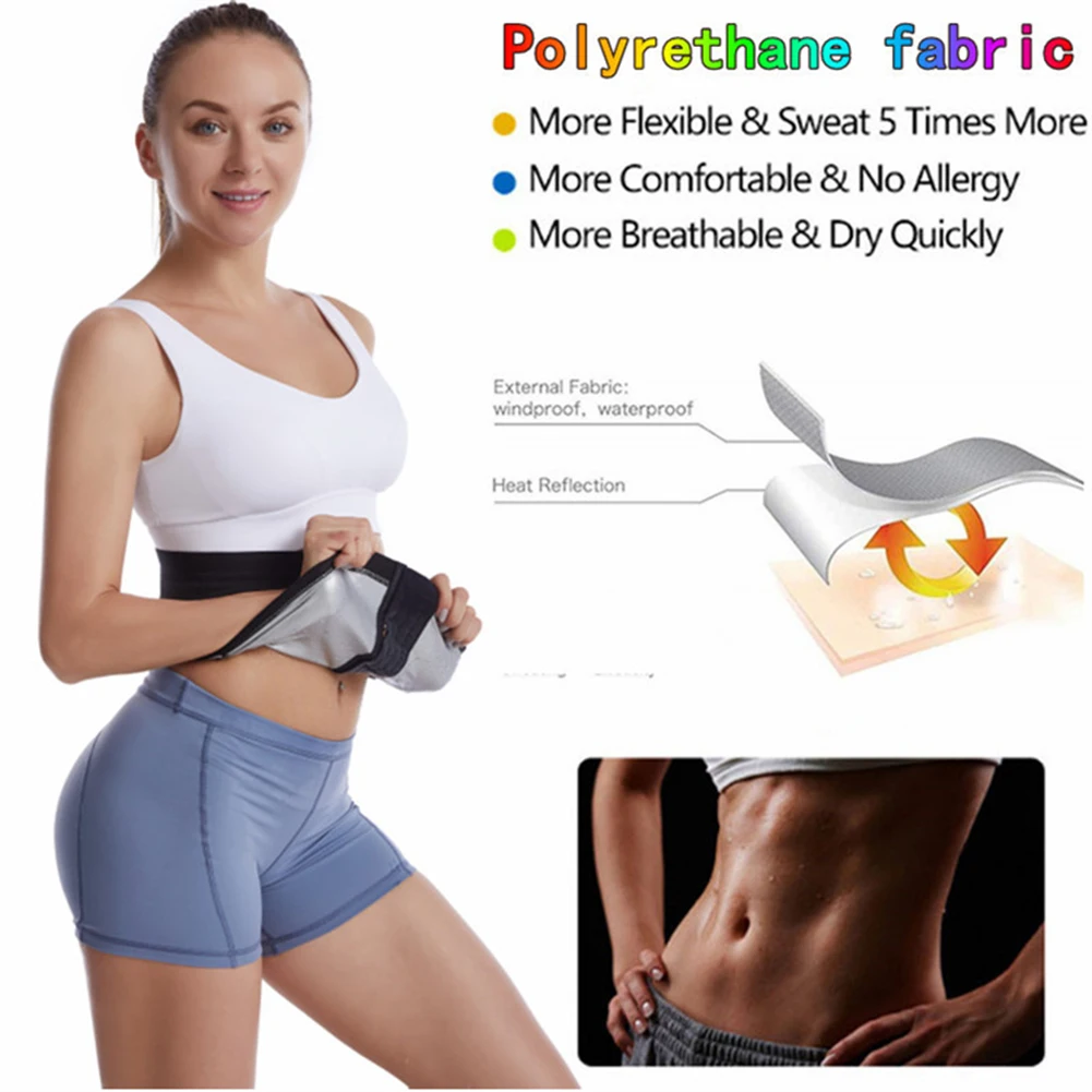

Black Three breasted Adjustable Waist Belt Abdominal Contraction Yoga Waist Wrap Sports Sweating Postpartum Contraction Belts
