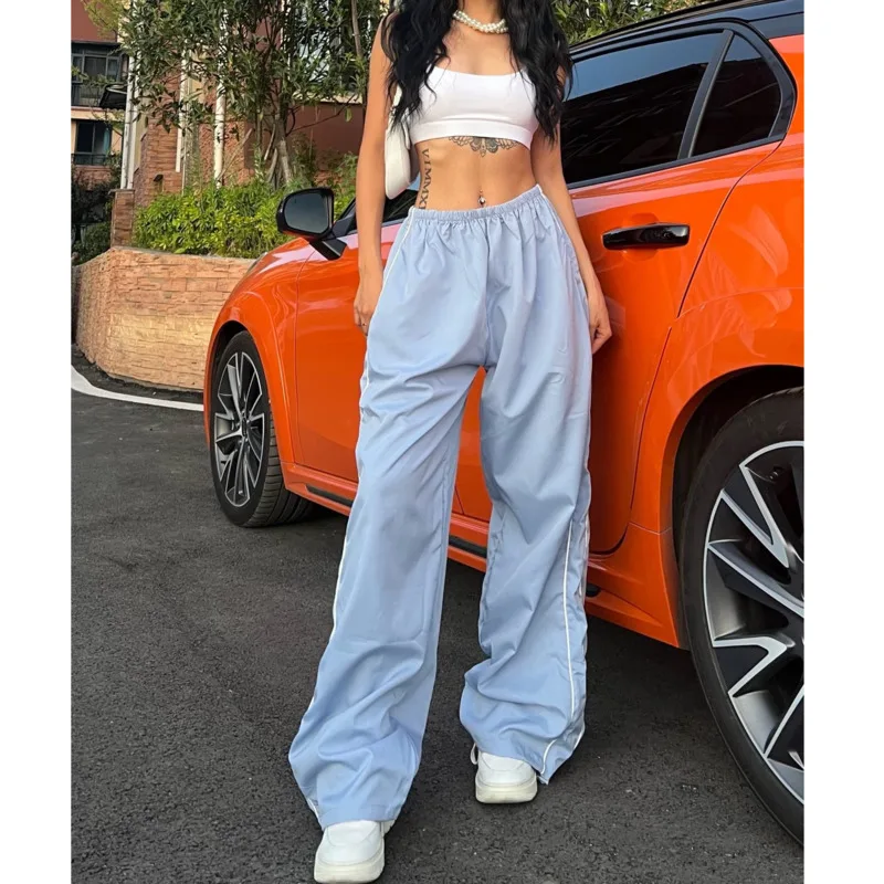 

Fashion Cargo Pants Korean Y2K Women Streetwear Oversized Sweatpants Harajuku Casual Wide Leg Trousers Cool Hiphop Loose Jogger