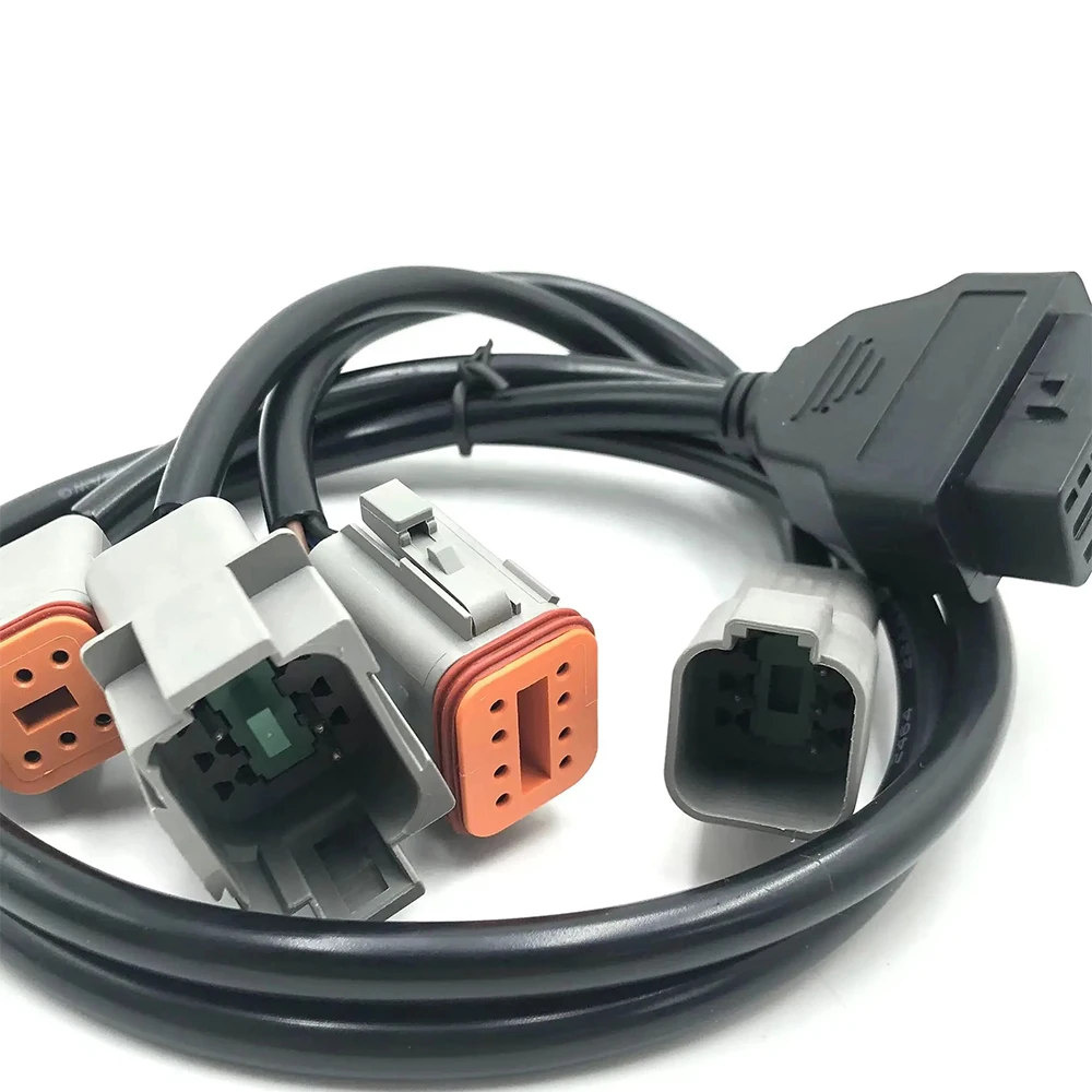 Диагностический жгут проводов морского двигателя соединительный кабель 6 + 8