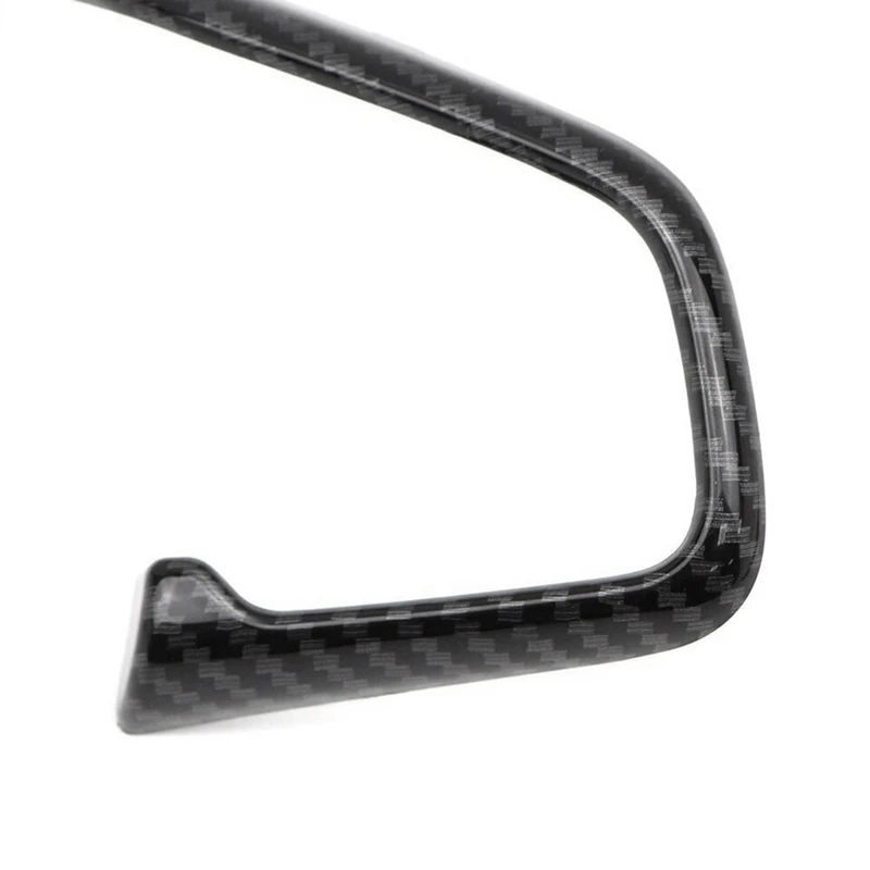 Отделка чехла на руль для Honda Civic 2016 2017 2018 2019 2020 2021 стиль из углеродного волокна