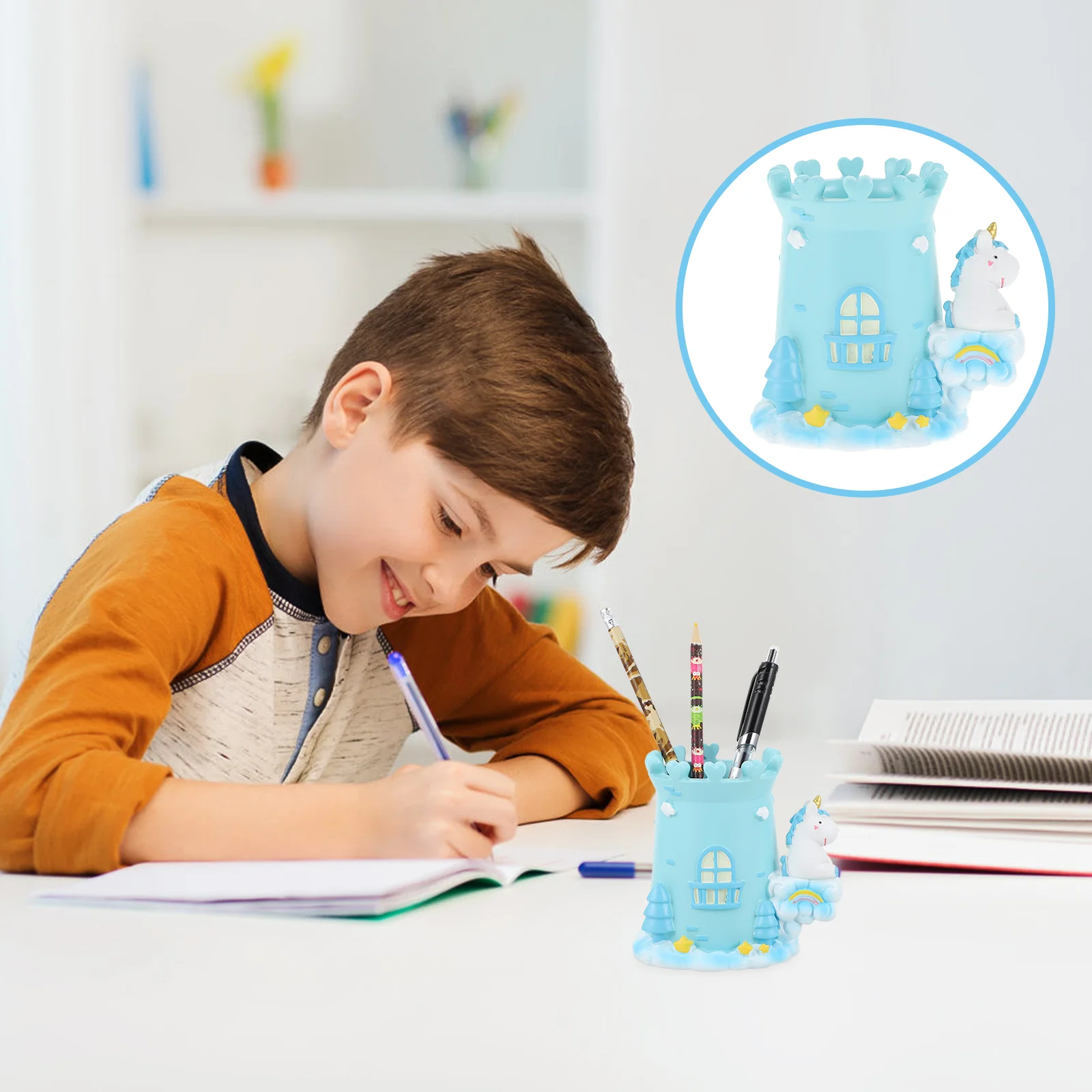 

Pen Holder Organizer Cup Kids Tabletop Pot Container Cups Desktop Table Storage Office Organizers Supplies Bathroom Organization