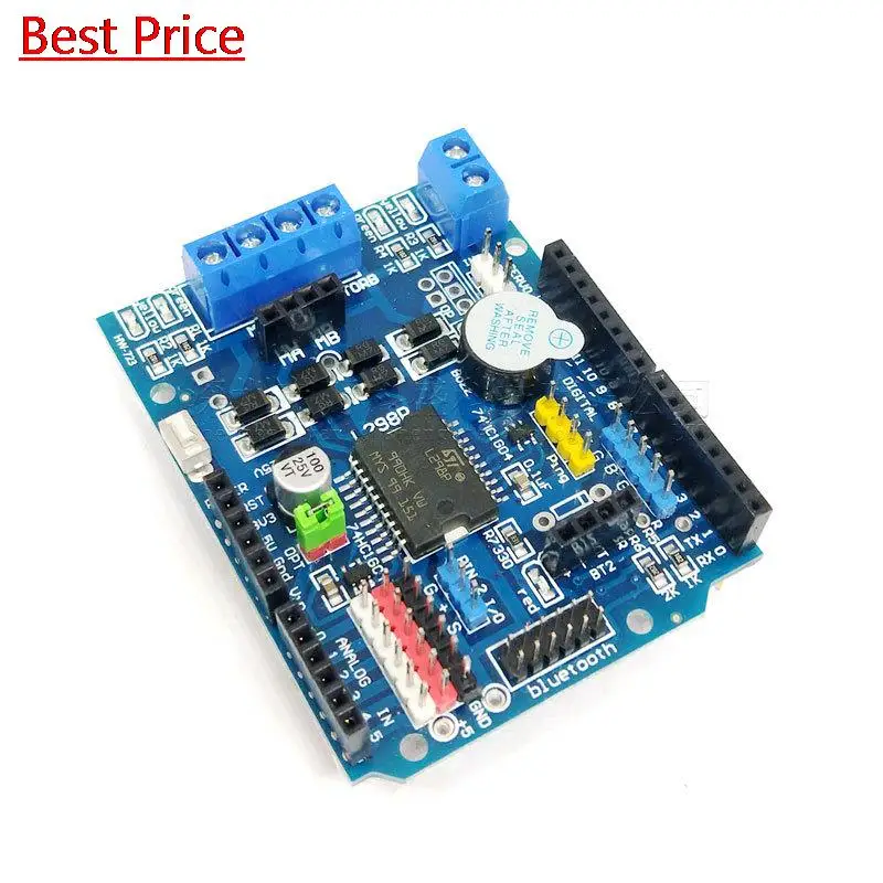 

50Pcs L298P L298 Motor Shield stepping DC motor drive expansion board original IC suitable for arduino