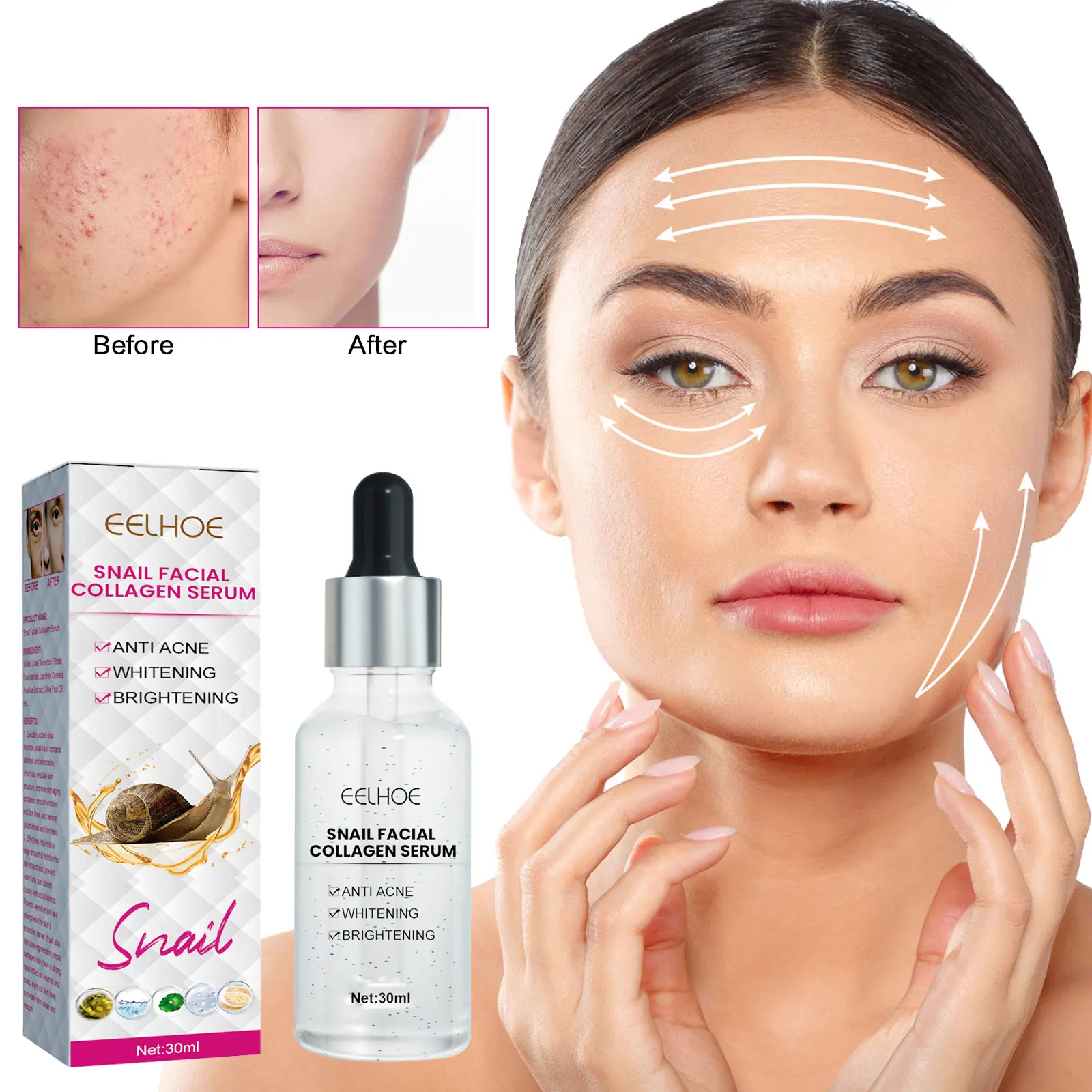 

Wrinkles Remover Serum Fade Fine Lines Firming Lifting Skin Sagging Brightening Skin Tone Improve Dullness Anti Aging Essence