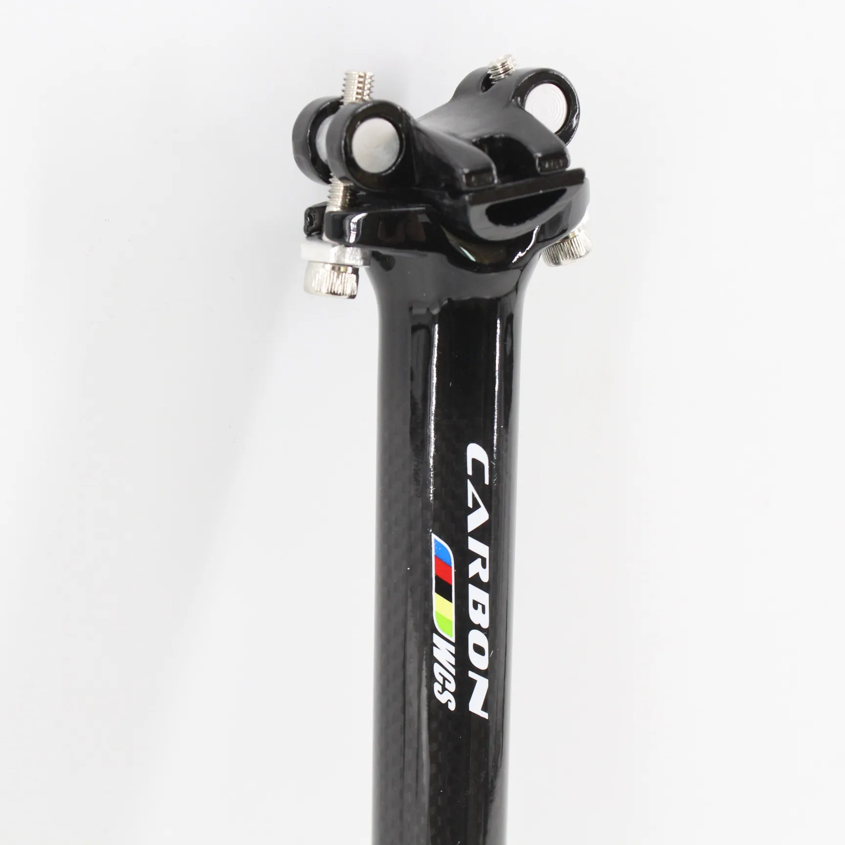 New Mountain Road Bike Alloy+3K Carbon Fibre Seatpost Carbon Bicycle Seatpost 25.4/27.2/30.8/31.6*350/400mm MTB Parts Free Ship