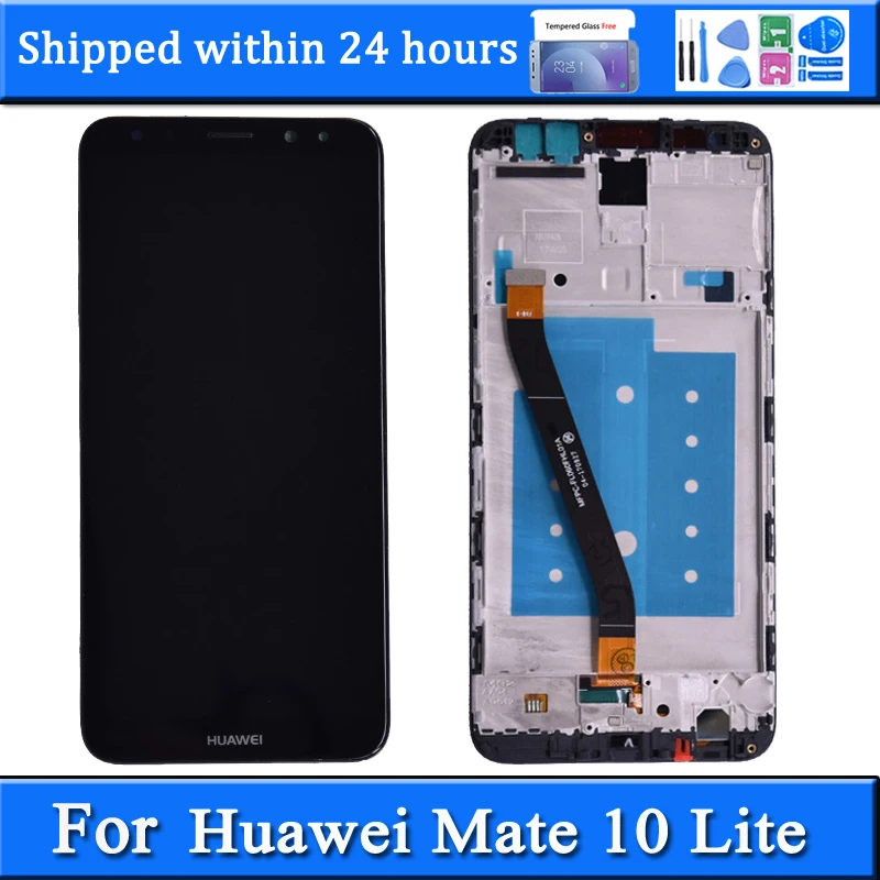 ЖК-дисплей для Huawei Mate 10 Lite сенсорный экран с дигитайзером сменная панель Nova 2i Honor 9i