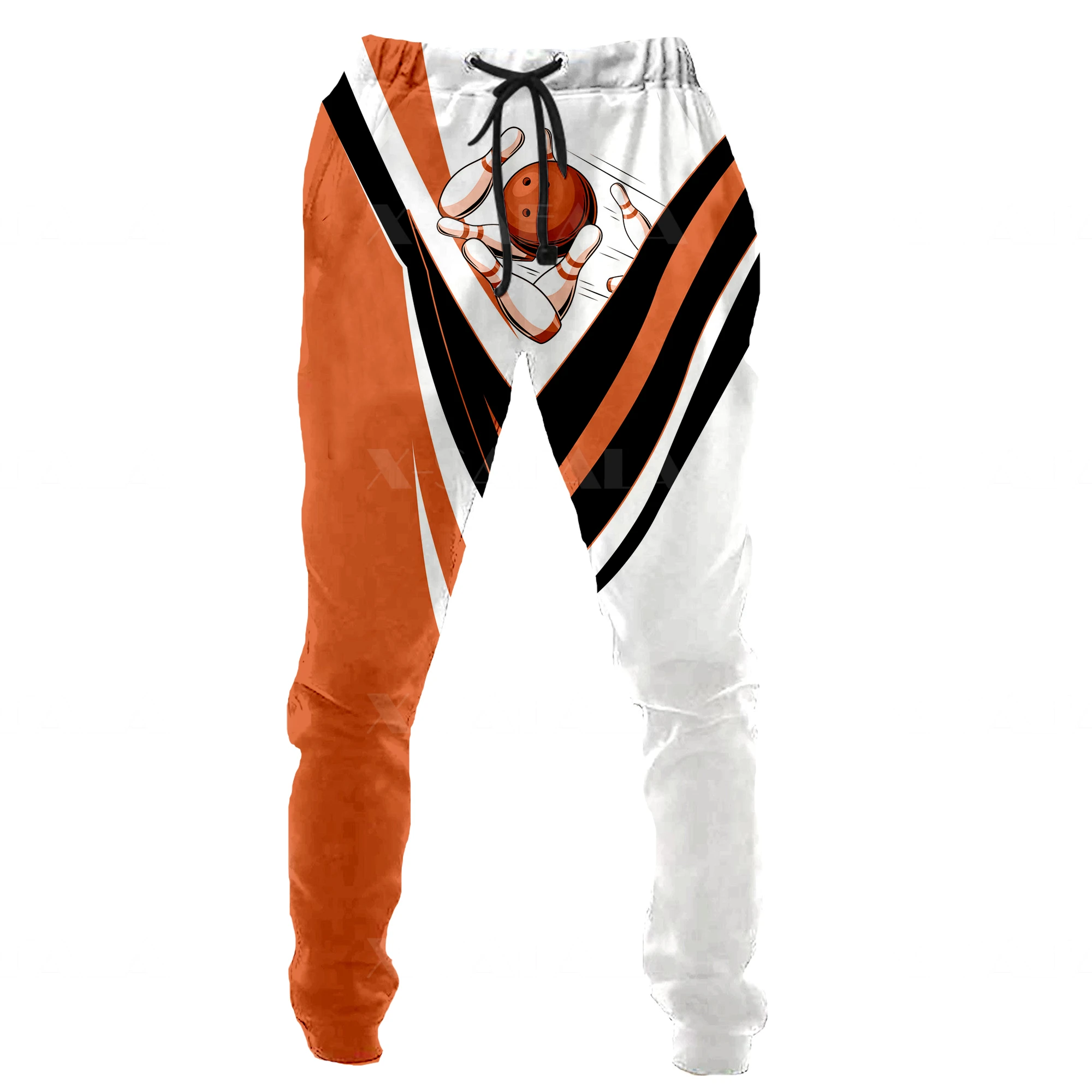 Подарок для любителей боулинга спортивные брюки с 3D принтом мужские