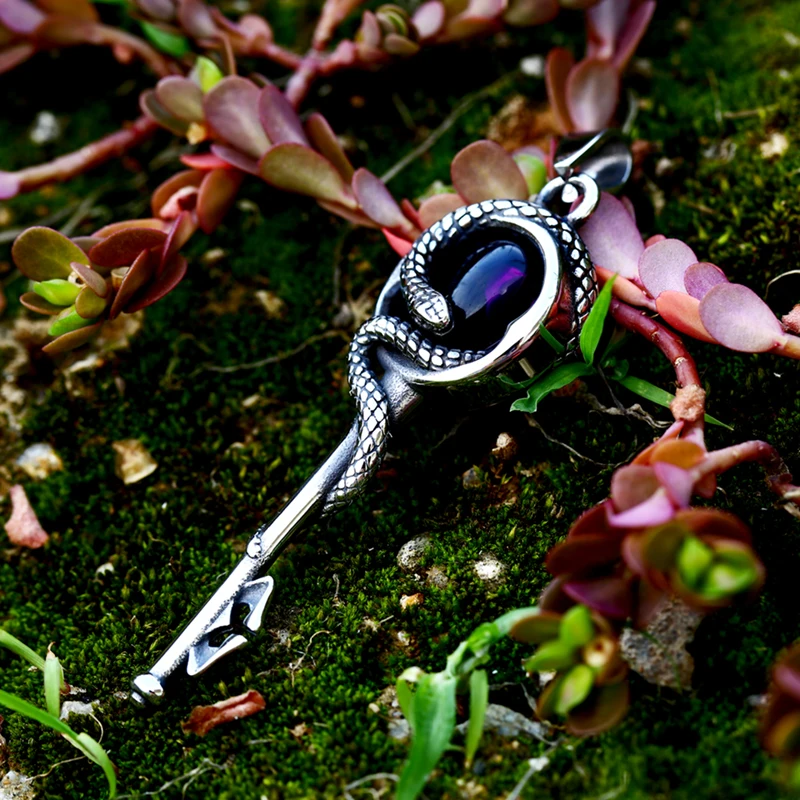 Ожерелье с подвеской "Трехглавая змея" панк-стиля 2022 года, уникальное украшение для шеи, популярный викингский оптовый товар