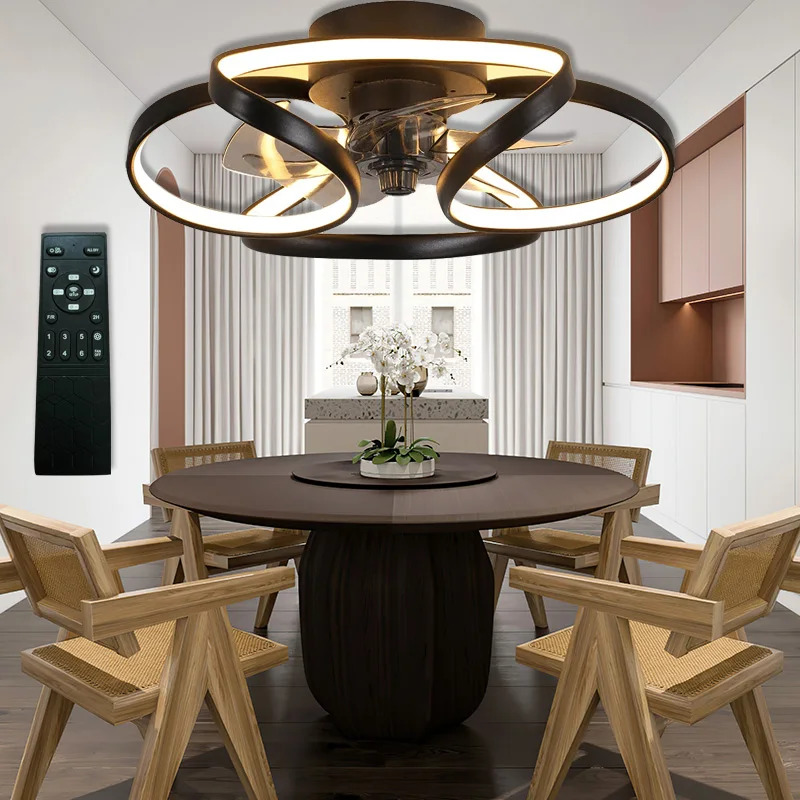 Внутренний таймер потолочный вентилятор лампа с управлением через приложение 52