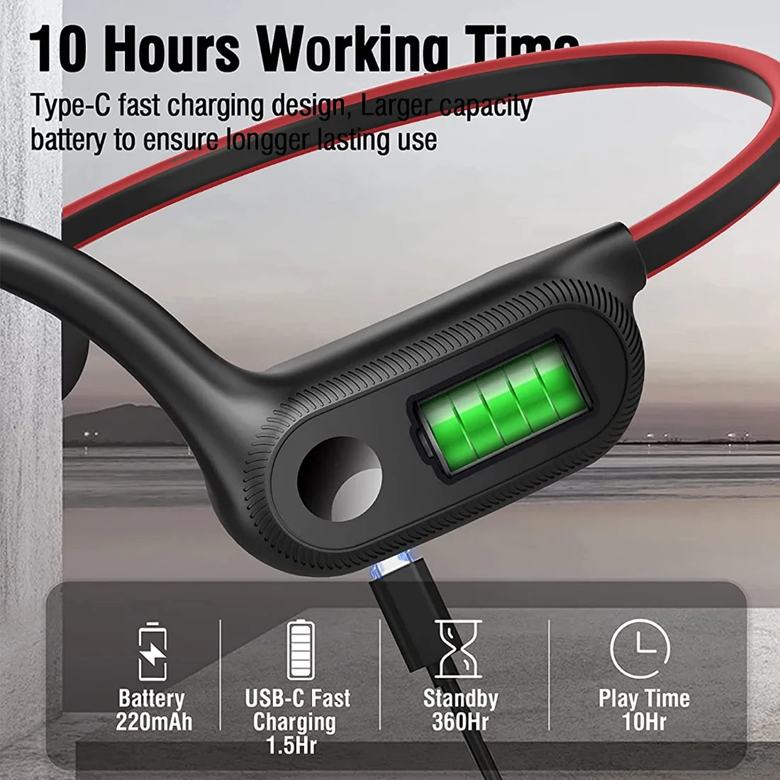 Беспроводные наушники HiFi С Открытым Дизайном и воздушной проводимостью