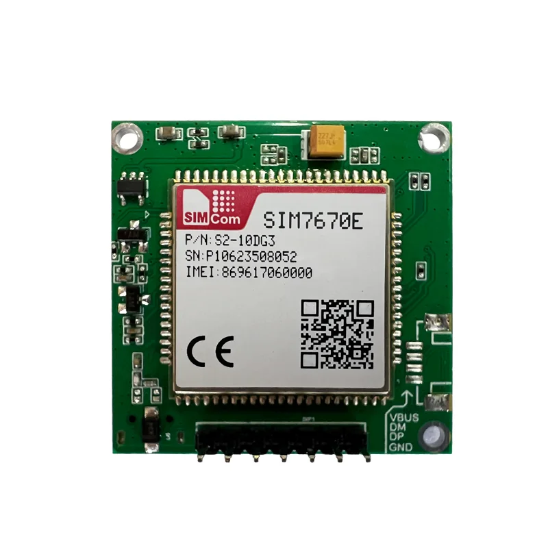 Фото Комплект коммутационной платы SIMcom SIM7670E, модули 4G LTE CAT1, поддержка данных + GNSS + голоса, однорядная игольная плата разработки с антенной №2
