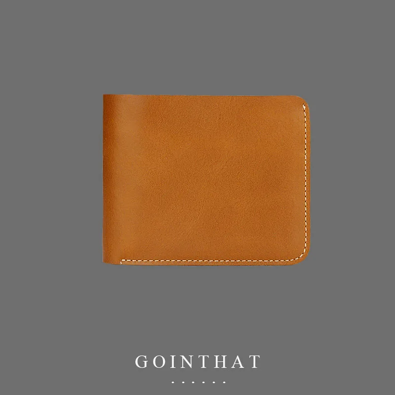 

Genuine Leather Handmade Vintage Short Luxury Men Wallets Coin Pocket Card Holder Male Clutch Credit Photo Holder Man Purses