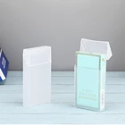 Креативная прозрачная пластиковая коробка для сигарет, портативный тонкий чехол для сигар, Карманный держатель для курения, контейнер для хранения